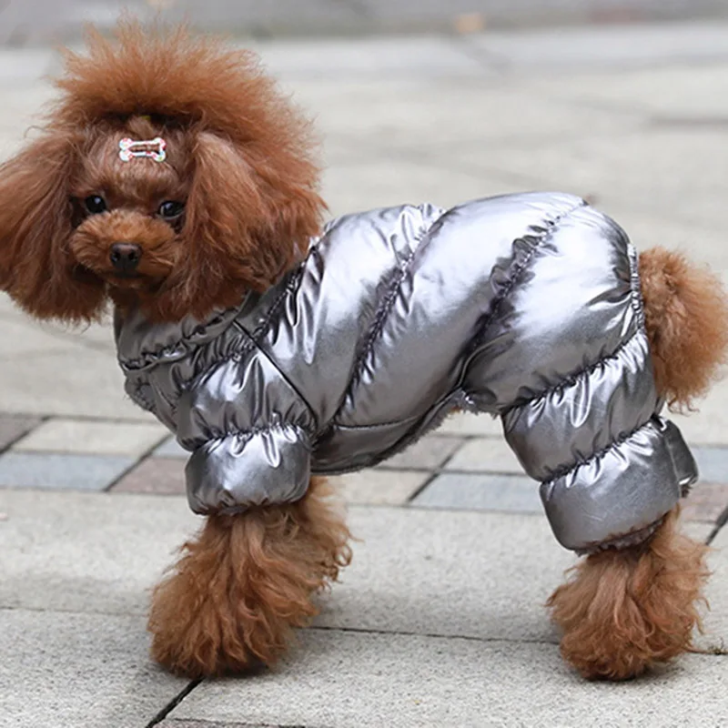Chaqueta de plumón de invierno, mono para perros, ropa cálida para perros pequeños y medianos para Bulldog Francés, ropa general para cachorros y gatos ubranka dla psa - imagen 3