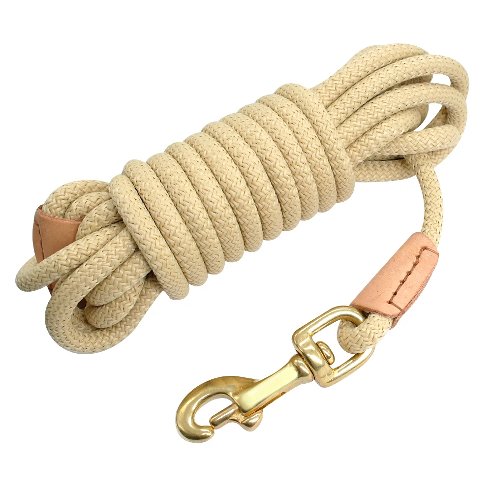 Correa de nailon para perro, correa larga para seguimiento de mascotas, cuerda redonda, correa para perro al aire libre, plomo para entrenamiento de perros pequeños, medianos y grandes, 3M/5M/10M/20M - imagen 2