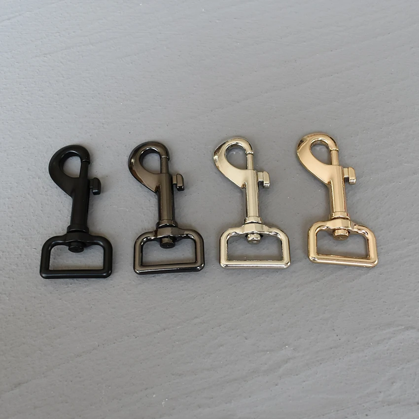 1 Uds. Cierres giratorios para langosta, hebilla de gancho de Metal para perro, Hardware duradero para correas de 25mm, piezas de correa para perro Diy de aleación de Zinc - imagen 4