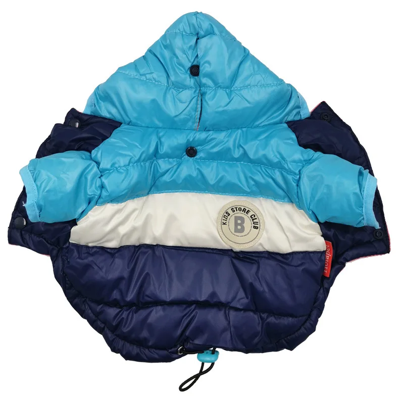 Ropa cálida de invierno para perros, chaqueta impermeable para perros grandes, perros pequeños, medianos y grandes, Bulldog Francés, Pug, Abrigo con capucha, ropa para mascotas - imagen 2