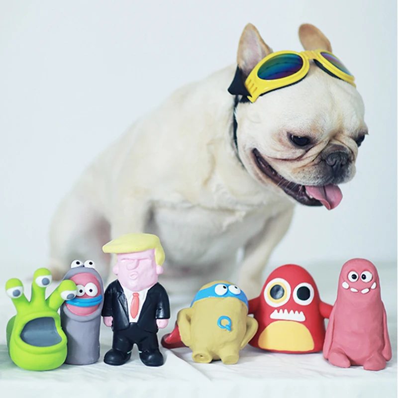 Juguete masticar perro pequeño dibujo animado pulido - vista principal