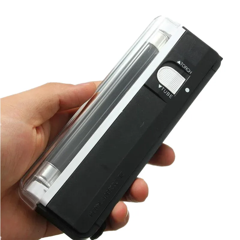 Detector de dinero LED de mano, Detector de Ultra moneda de 4W, lámpara de antorcha violeta, billetes falsos falsificados, pasaportes, comprobador de seguridad - imagen 4