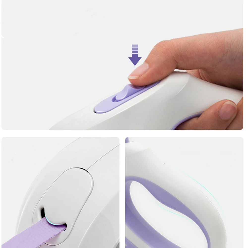 Streamer-Correa de nailon con luces Led para perro, correa extensible automática, resistente, de primera calidad, para caminar, productos para mascotas - imagen 2