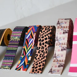 Cinta estampada 25 mm para correas y arneses de perro
