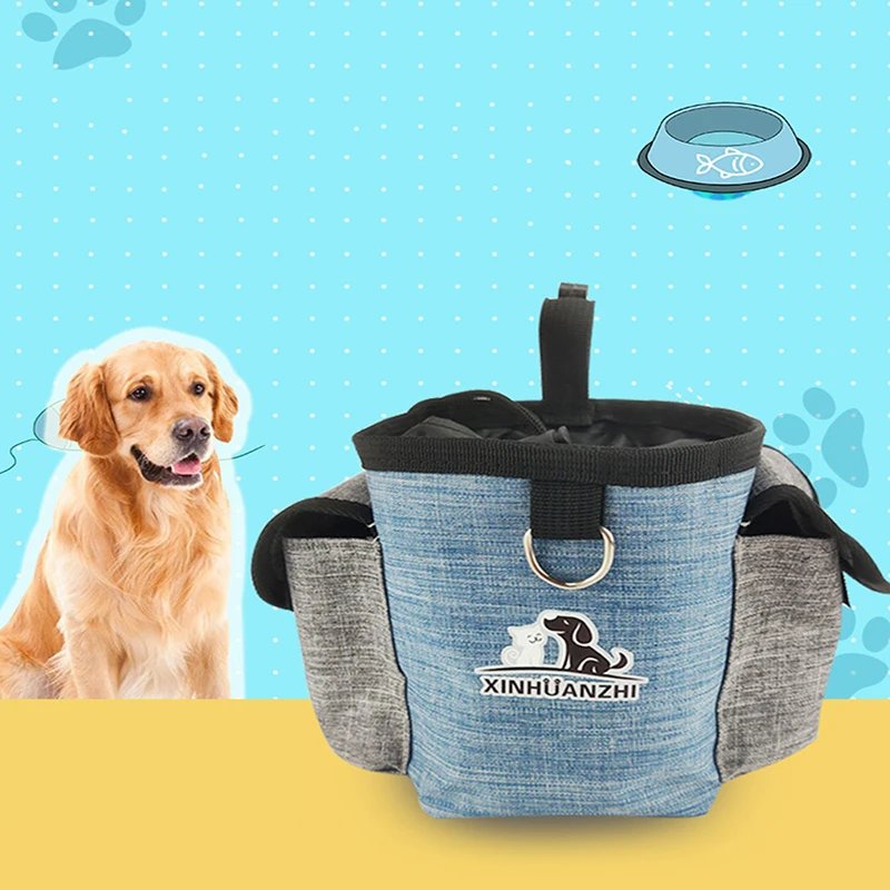 Bolsas de entrenamiento para perros y mascotas, paquete de cintura, caca de bolsillo para residuos de comida, recompensa para caminar, fuerte alimentador de cintura interactivo, suministros de entrenamiento - imagen 5