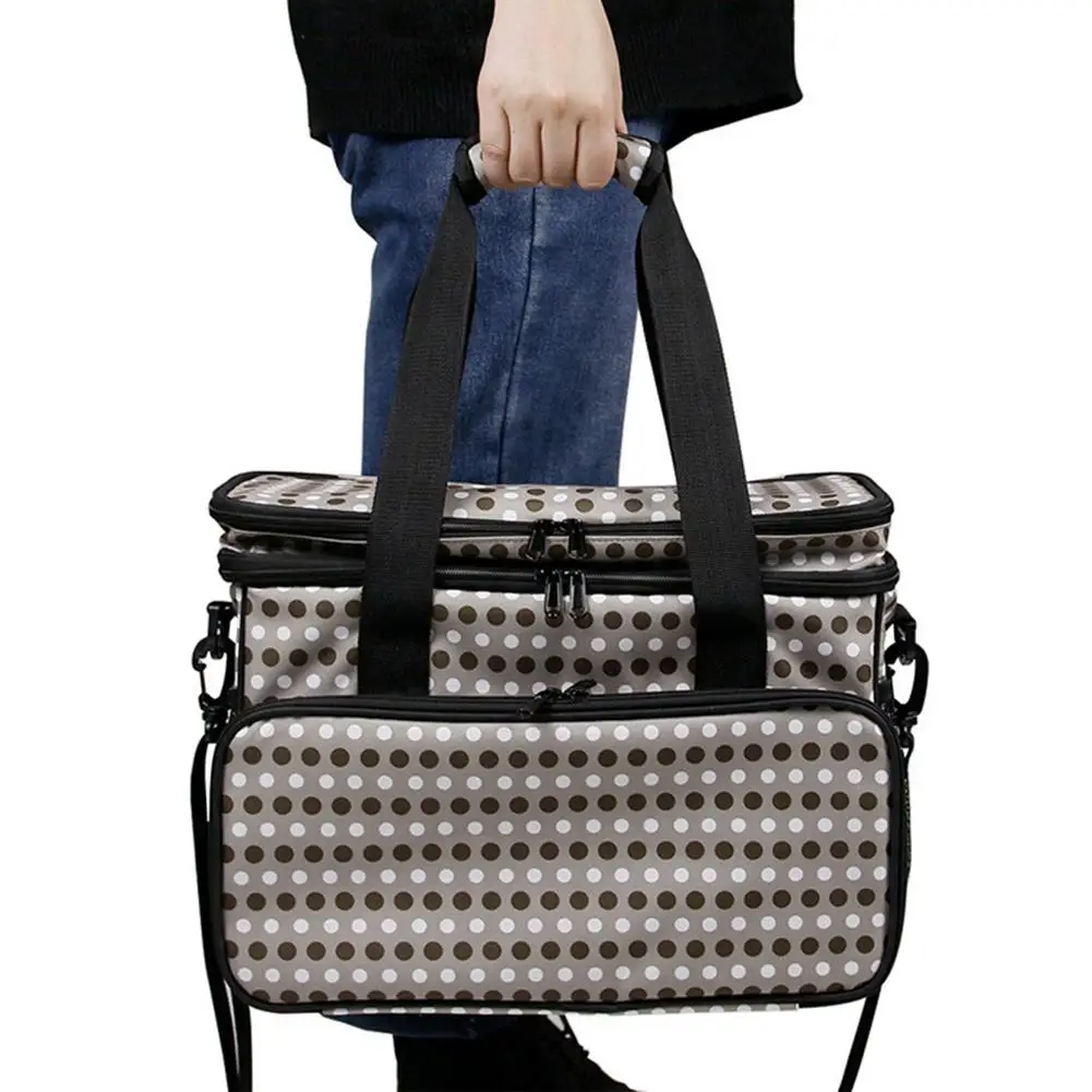 Bolsa de viaje para perros aprobada por las aerolíneas, organizador con bolsillos, bolsa contenedor de comida y tazón plegable, juego de viaje para mascotas de fin de semana - imagen 3