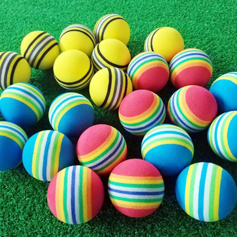 Bolas de arcoíris para gatos, juguete interactivo para rascar gatos, pelota de espuma, divertidos juguetes para mascotas para gatos, juguetes para masticar para moler dientes para gatos y gatitos - imagen 2