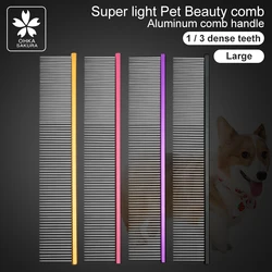 Cepillo quitapelos para gatos y perros - Acero inoxidable