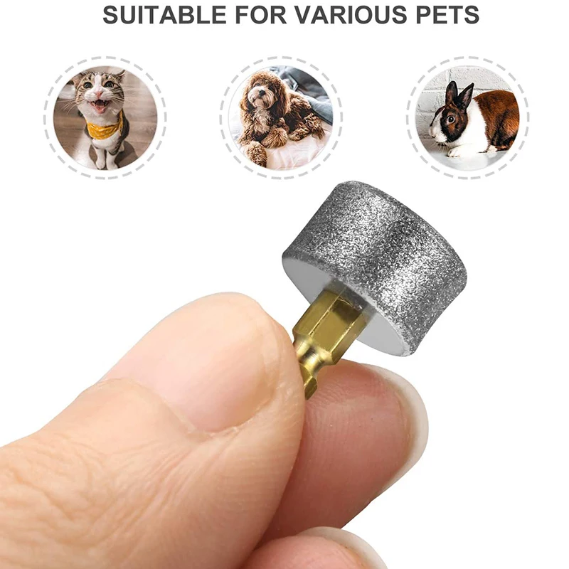 CDDMPET cortaúñas para perros y gatos con carga USB, molinillos eléctricos para perros y gatos, accesorios para el cuidado de uñas - imagen 4