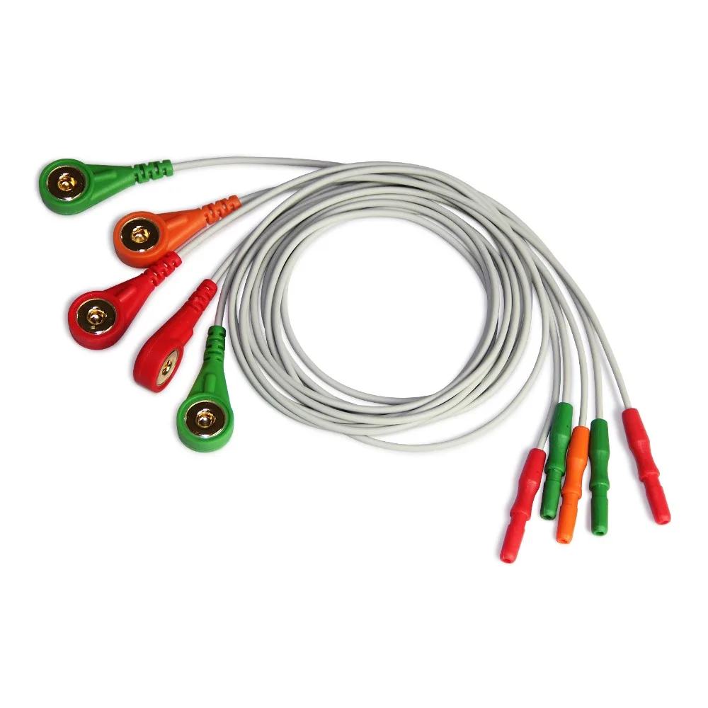 Cable ECG 12 derivaciones con conector banana – Compatible equipos médicos - imagen 3