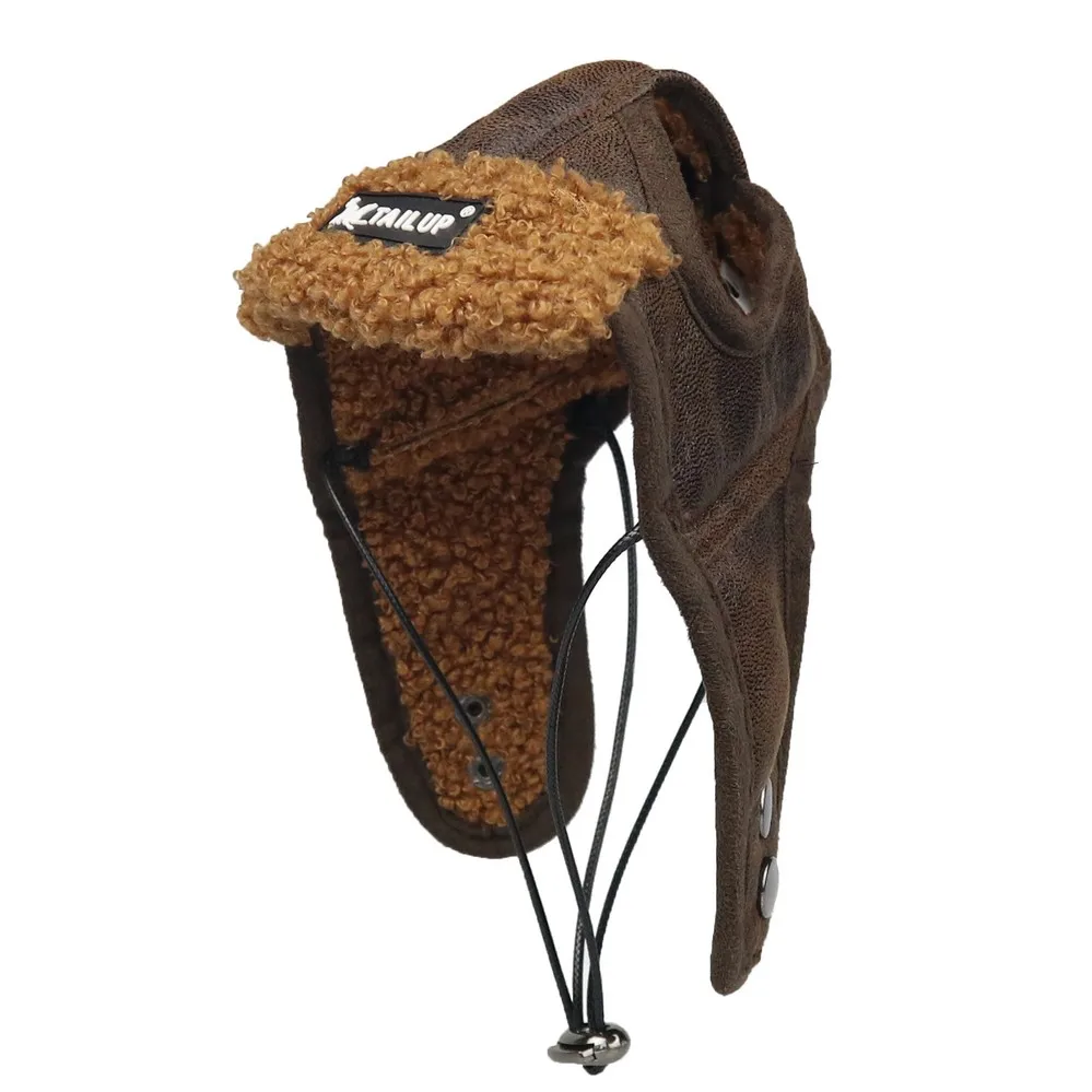 Chapeau de pilote coupe-vent pour petits, moyens et grands chiens, bonnet de neige pour chien, costume de cosplay pour animal de compagnie, style mignon, happator, automne et hiver