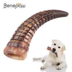 Juguete masticable sabor ternera para perros – Goma segura y duradera