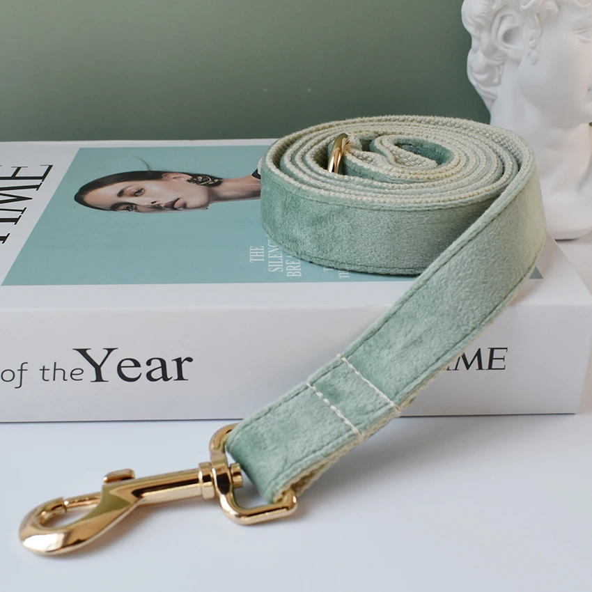 Collar de nailon con grabado gratis para perro, correa de lujo con pajarita, Collar personalizado para mascota, franela 17 - imagen 3