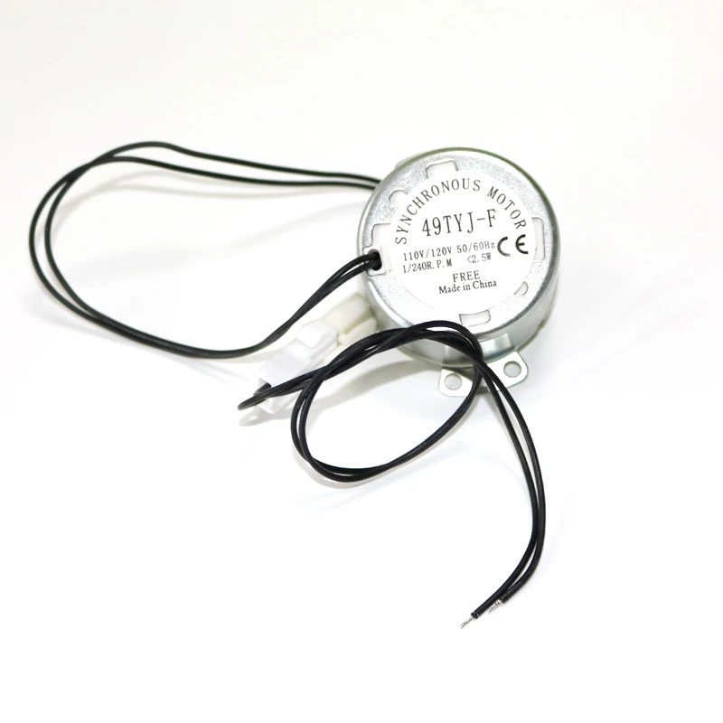 2 uds 220V/110V Motor 1/240 rpm girar la bandeja de huevos accesorios de incubadora incubadora automática Motor de giro de huevos para incubadora - imagen 3