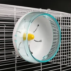 Rueda silenciosa para hámster de plástico con giro suave