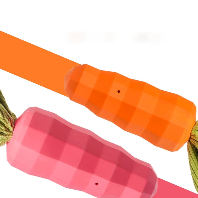 HOOPET Pet Chew ของเล่นกัดของเล่นสำหรับสุนัขขนาดเล็ก Puppy แครอทผ้าฝ้ายยางทำความสะอาดฟันของเล่นเสียงของเล่น - imagen 5