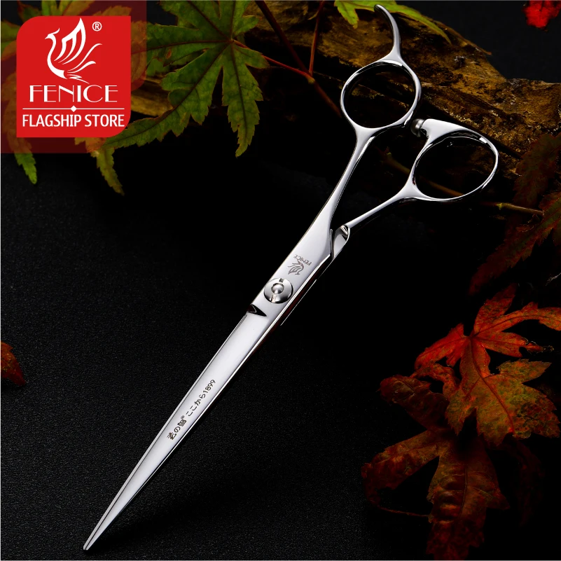 Fenice 7/7.5/7.75 inch JP ATS314 Steel professional grooming scissors for dog scissors pet scissors cutting grooming shears - imagen 5