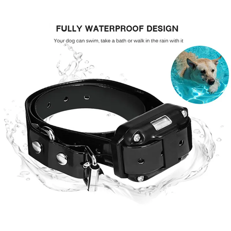 Collar de entrenamiento eléctrico para perros, Collar impermeable para corteza de perro, mascota con Control remoto, dispositivo antiladridos recargable, perros de todos los tamaños - imagen 4