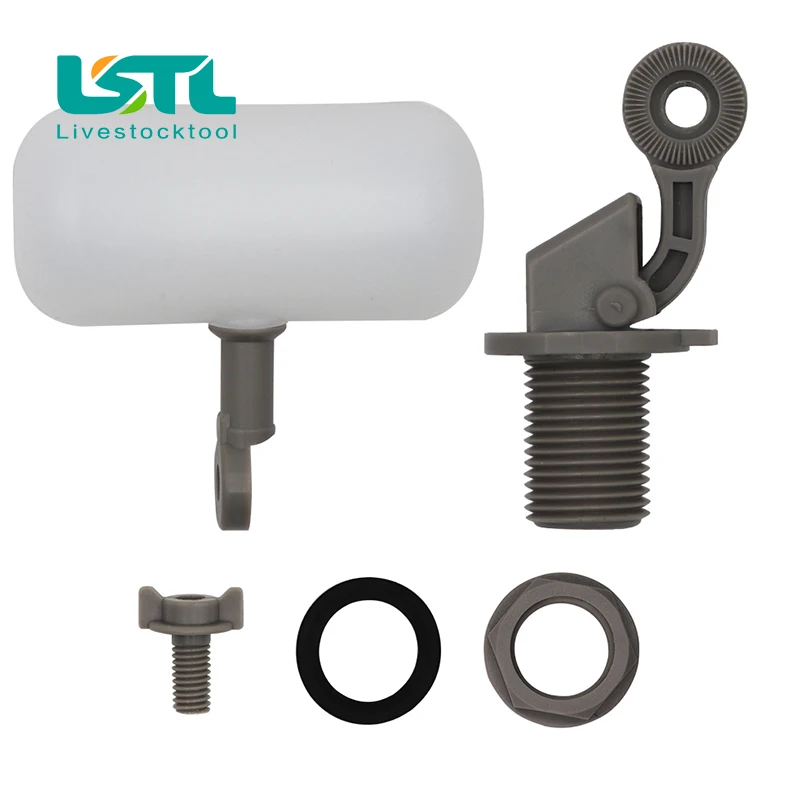 Válvula de flotación para tanque de agua, bebedero automático de 1/2 "y 3/4", Control de nivel de agua, torre de granja, 2 uds. - imagen 5