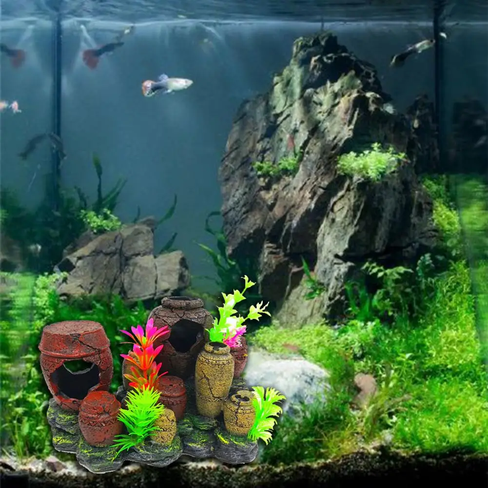 Adorno para acuario de Acuario, accesorios decorativos de paisaje coralino, artesanía de acuario en miniatura, productos para mascotas - imagen 2
