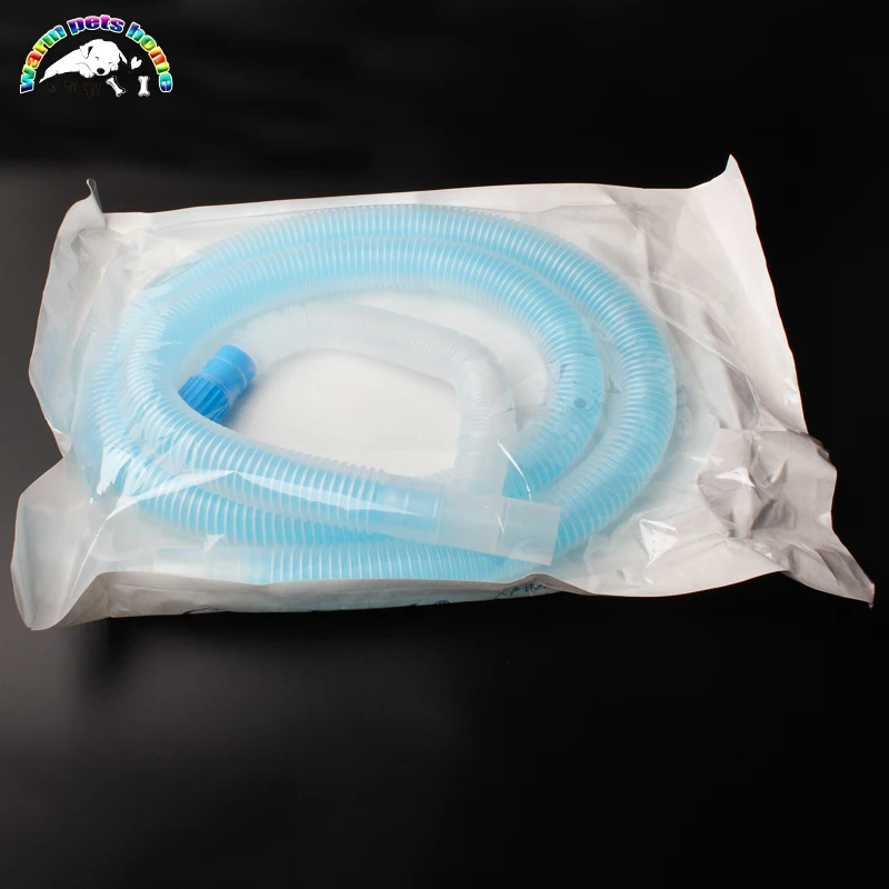 Circuito de respiración coaxial, circuito de respiración de anestesia desechable, tubo corrugado, equipo veterinario de 1500mm - imagen 2
