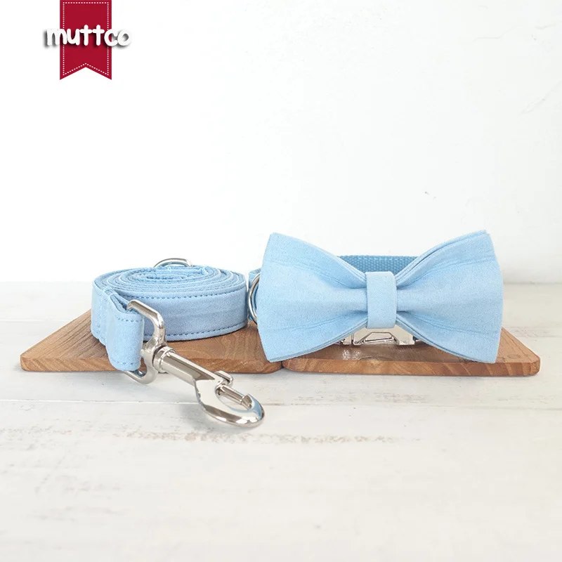 MUTTCO, venta al por menor, collar de diseño propio, collar de perro con nombre grabado para mascota, collar hecho a mano THE SKY, collar y correa para perro de 5 tamaños UDC032 - imagen 4