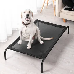 Cama de malla transpirable para perros grandes – Descanso fresco en verano