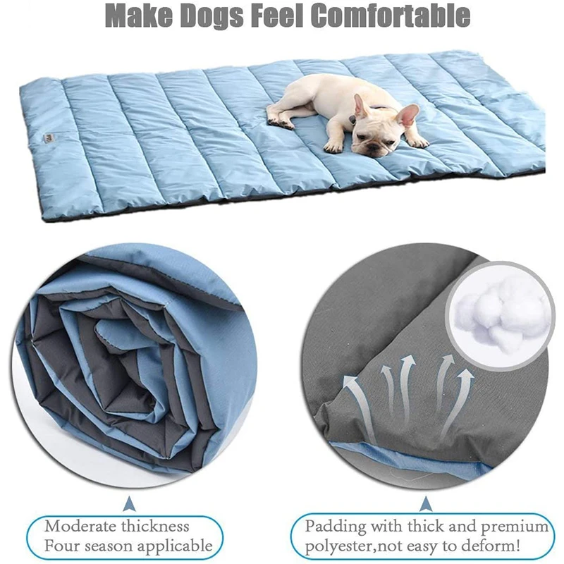 Benepaw-camas plegables impermeables para perros pequeños, medianos y grandes, esterilla transpirable y duradera para mascotas, fácil de guardar - imagen 2