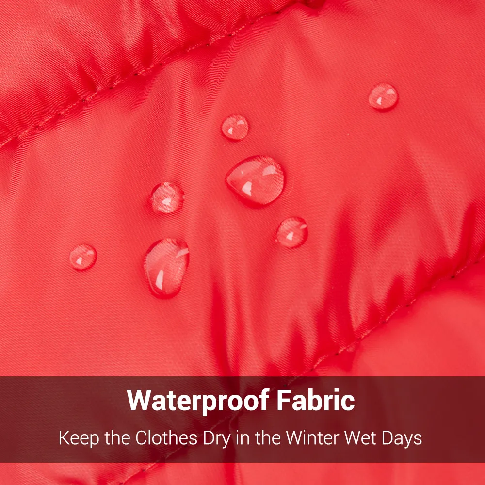 Abrigo de invierno para perros pequeños y medianos, chaqueta impermeable acolchada para perros con arnés, traje suave para la nieve para mascotas, monos cálidos para cachorros, Bulldog - imagen 4