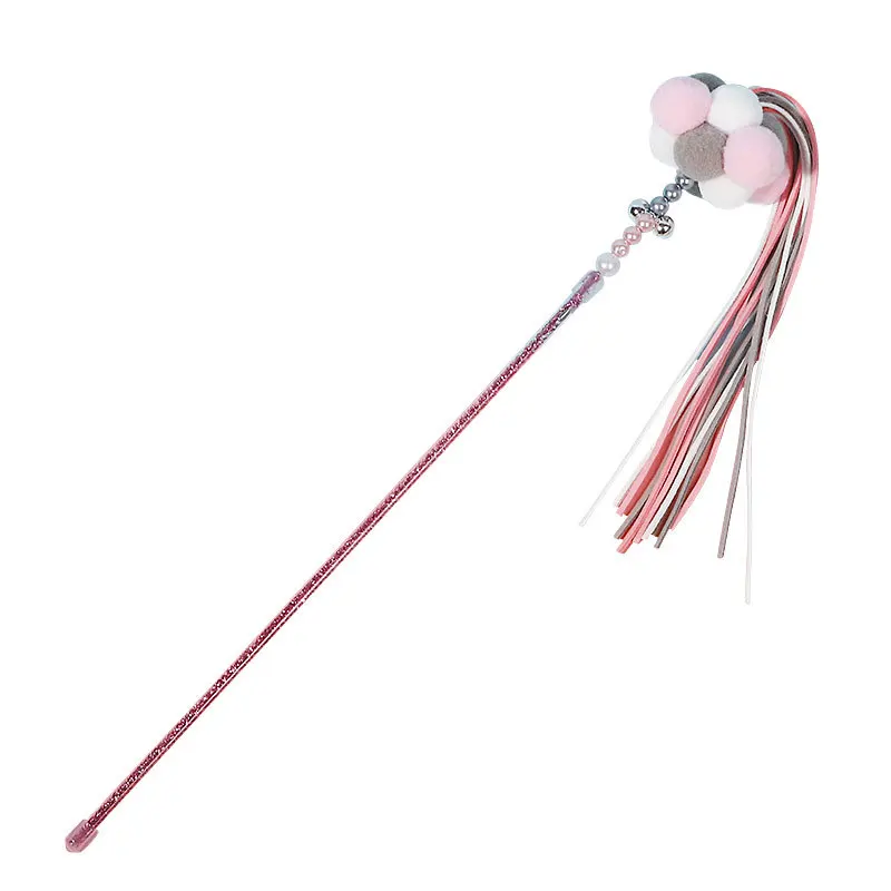 Divertido palo para gato, juguetes para mascotas interactivas, suministros para gatos, juegos de pesca, artículos para mascotas, Mini cosas pequeñas, relleno íntimo - imagen 5
