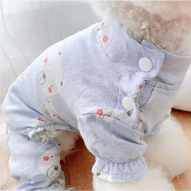 Ropa para perros, pijamas para perros, mono para mascotas, mono, pijamas para perros pequeños Shih Tzu Bichon, Pijamas antimosquitos para cachorros, mono - imagen 4