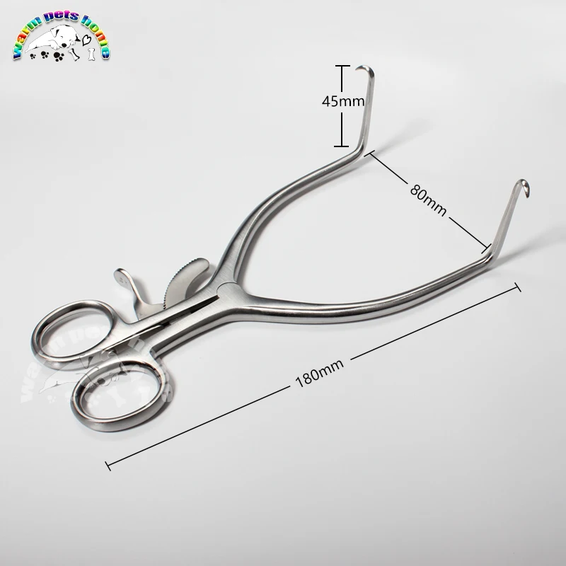 Weitlaner-Retractor de autoretención, instrumentos veterinarios, para heridas romas - imagen 4