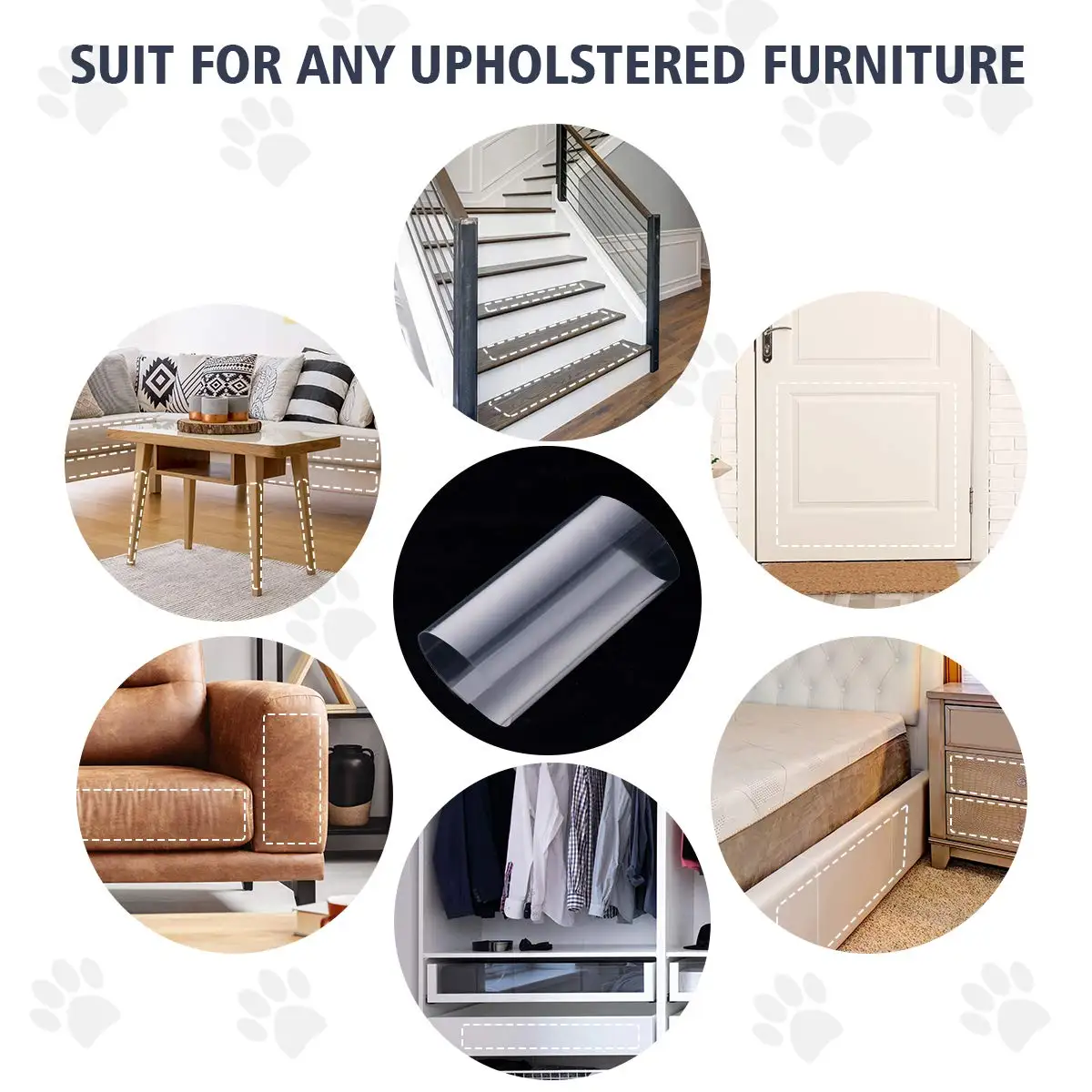 Cinta protectora de muebles para rascar gatos, rascador para gatos, Protector disuasorio para rascar, cubierta de protección para muebles, rascador para sofá, disuasorio - imagen 2