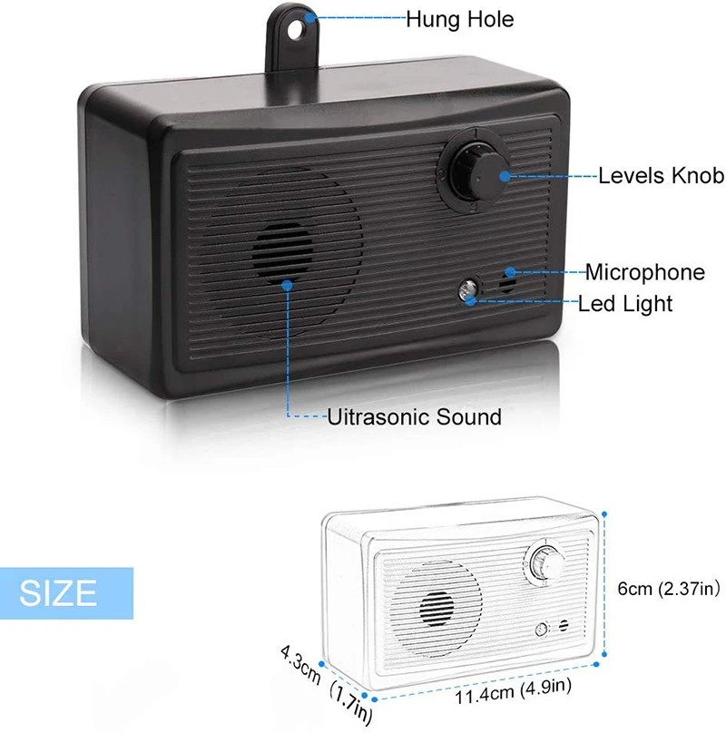 Benepaw-Dispositivo disuasorio de ladridos de perro, dispositivo antiladridos ultrasónico seguro, resistente al agua, eficaz, rango de Control de hasta 15m, entrenamiento de mascotas - imagen 5