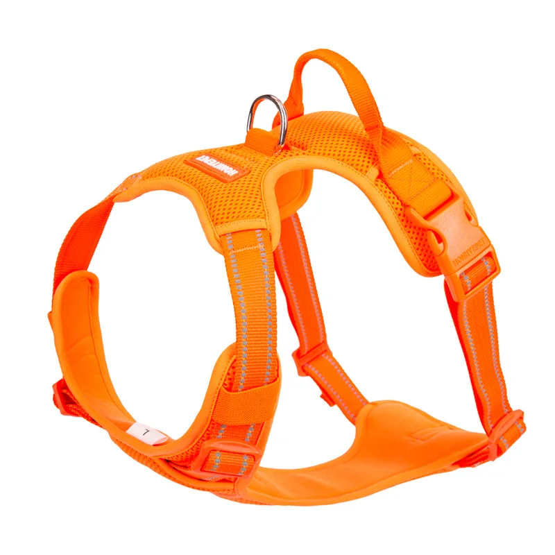Orange dog harness