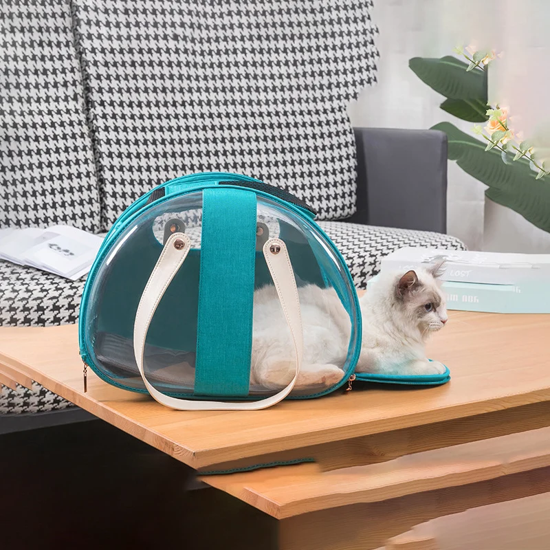 Mochila De Transporte Para mascotas, bolsa de cápsula de transporte Para gatos, caja de transporte de productos, bolso de hombro, accesorios Para Gato