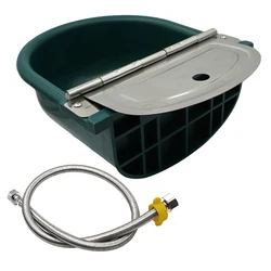 Bebedero automático de plástico resistente con flotador para perros