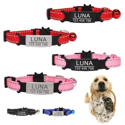 Collar reflectivo con ID grabado – Para gatos y perros pequeños