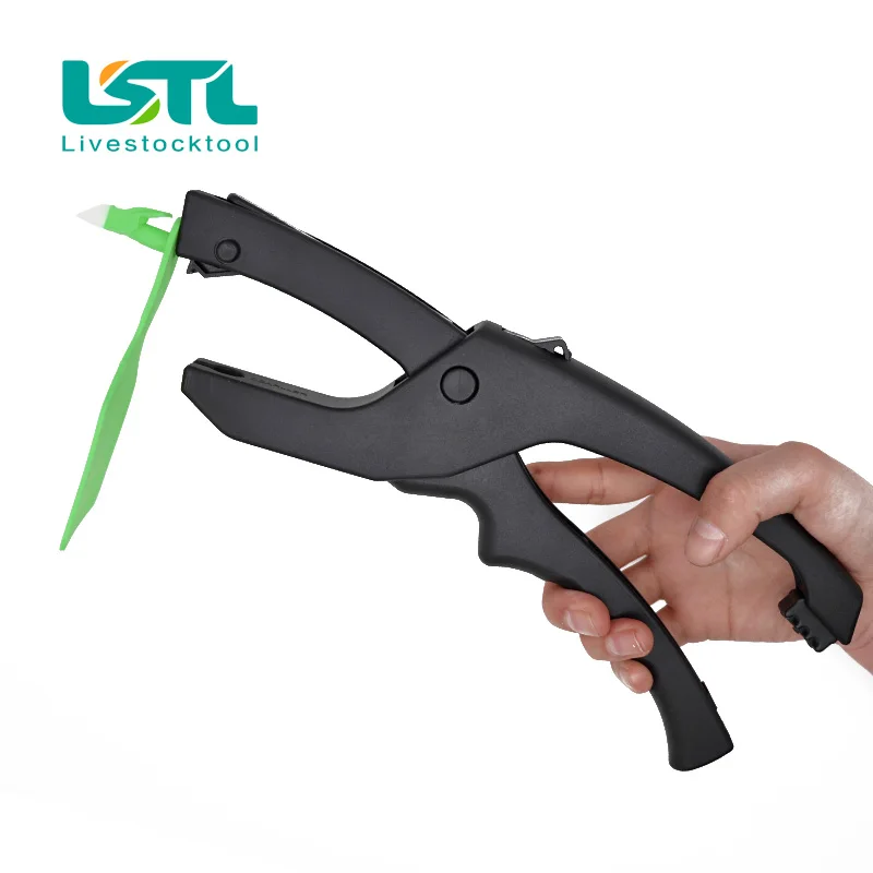 Etiquetas para la oreja de ganado de vaca, 50 piezas, TPU, sin palabras, aplicador, pendientes de TPU, alicates para tarjetas de identificación de animales de granja - imagen 3