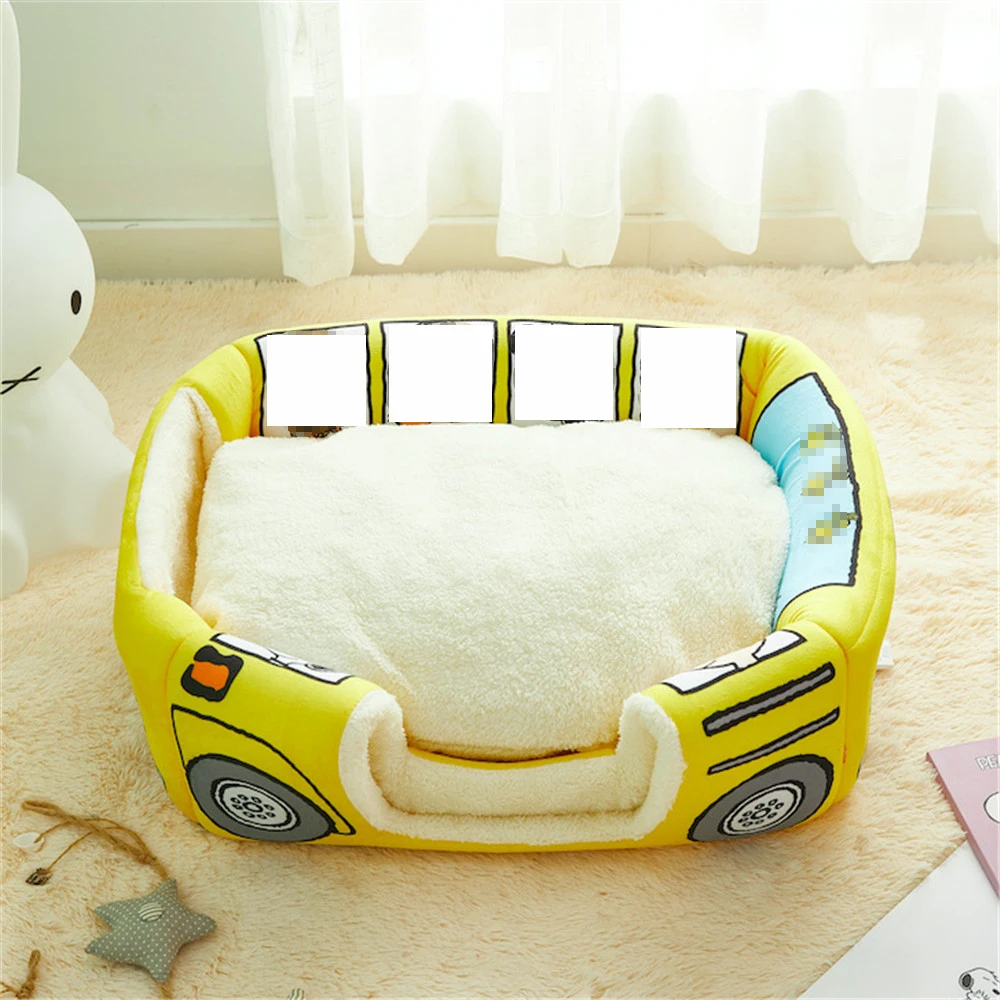 Casa de mascotas plegable, cama 2 en 1 para gatos y perros pequeños, almohadillas cálidas para cachorros, sofá extraíble, perrera lavable para dormir, productos de nido de invierno - imagen 5