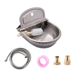 Bebedero automático con bolas flotantes para gatos y perros – Acero inoxidable