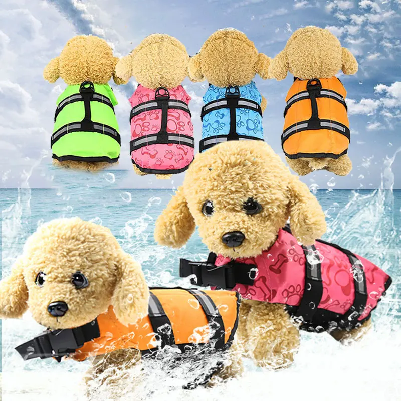 Chaleco salvavidas de seguridad para mascotas, ropa de natación para perros, traje de baño para salidas, chaleco salvavidas cómodo y transpirable para verano - imagen 2