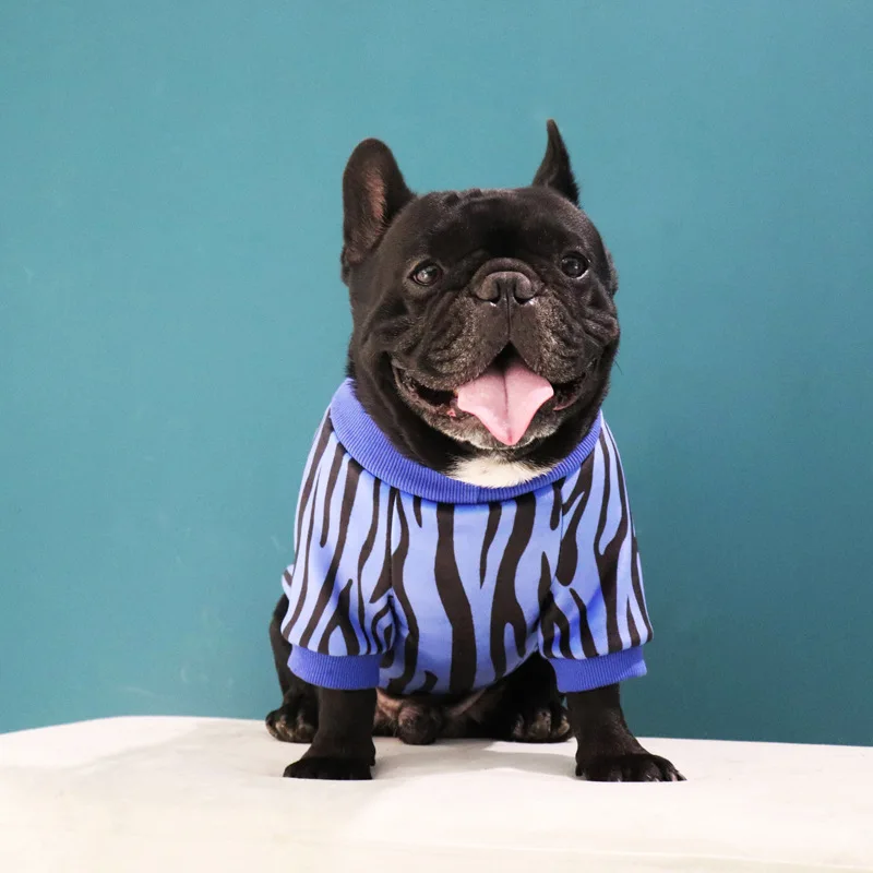 Ropa cálida de invierno para mascotas, sudaderas con capucha para Bulldogs franceses, abrigo de algodón para perros, chaqueta para perros pequeños, Pug - imagen 4