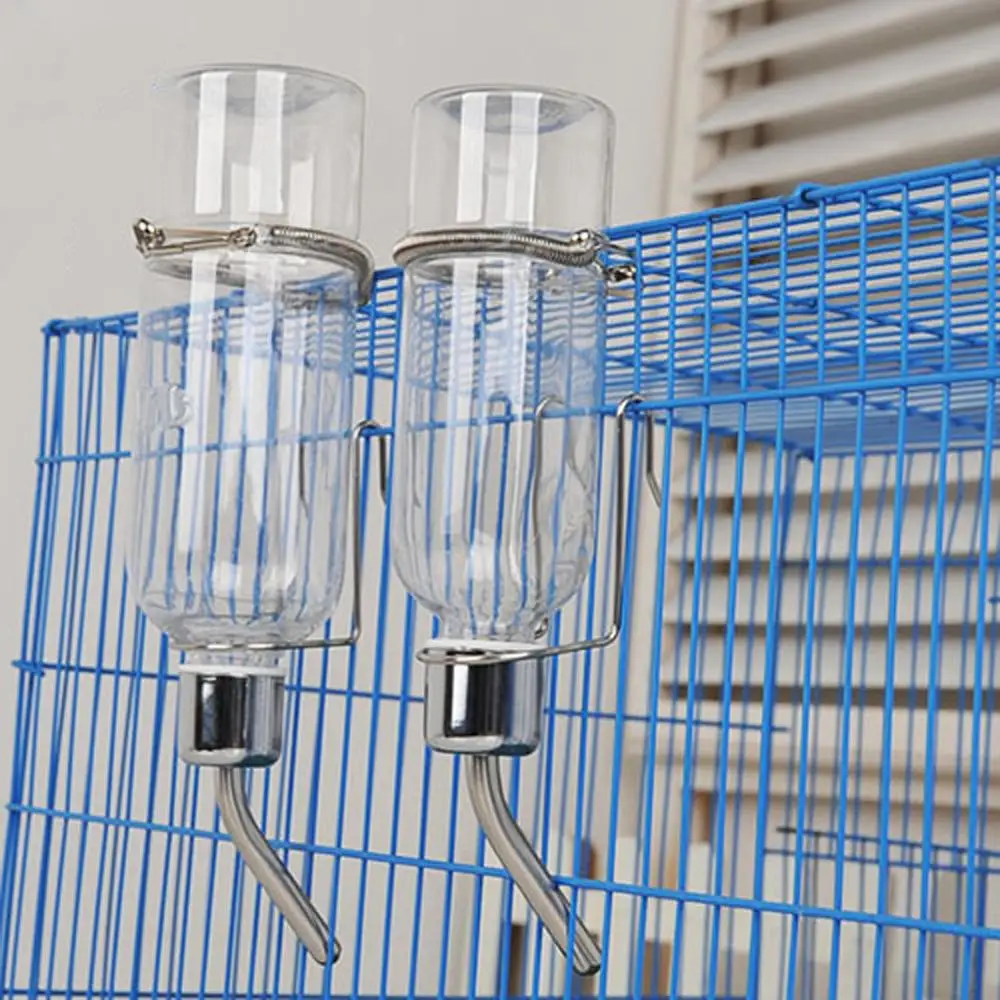 Botella para beber de 180ml/350ml para conejos y hámster, bebedero dispensador de agua para conejillo de indias, erizo, Totoro