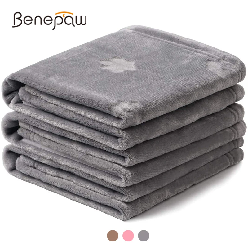 benepaw manta franela suave esponjosa perro bonito diseño 3d pata alfombrilla cama ecológica acogedora mascotas cachorro gato fácil lavar