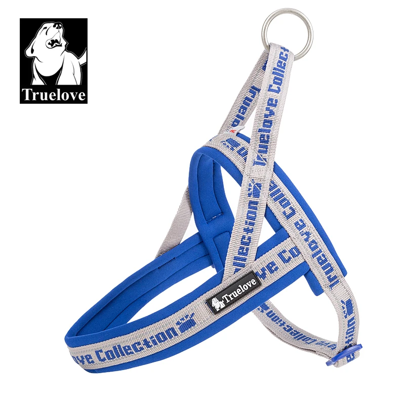 Truelove-arnés para mascotas de neopreno acolchado, arnés para perros sin tirones, suministros para mascotas, tiras reflectantes 3M, chaleco acolchado para perros TLH58121