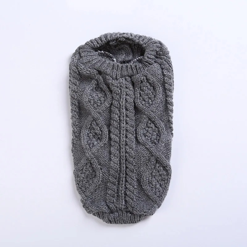 Suéter de alta calidad para perros y gatos, ropa de invierno de punto grueso para mascotas, perros pequeños, gatos, jersey de perro salchicha, camisas, ropa para cachorros Kedi - imagen 4