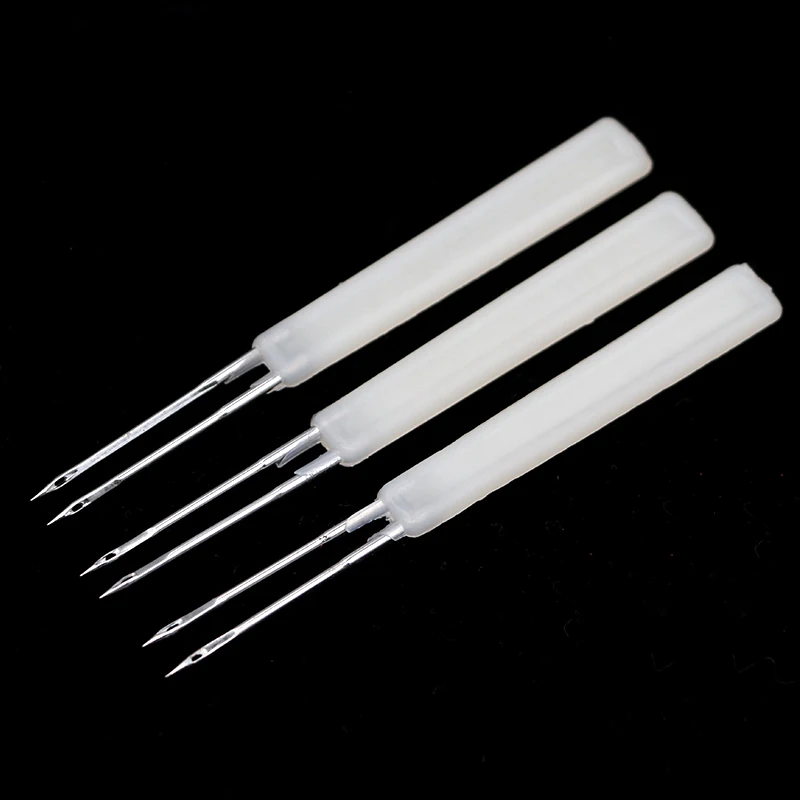 Agujas de acné para aves de corral, aguja doble de vacuna para pollos y patos, equipos de cría de aves de corral, 10 Uds. - imagen 4