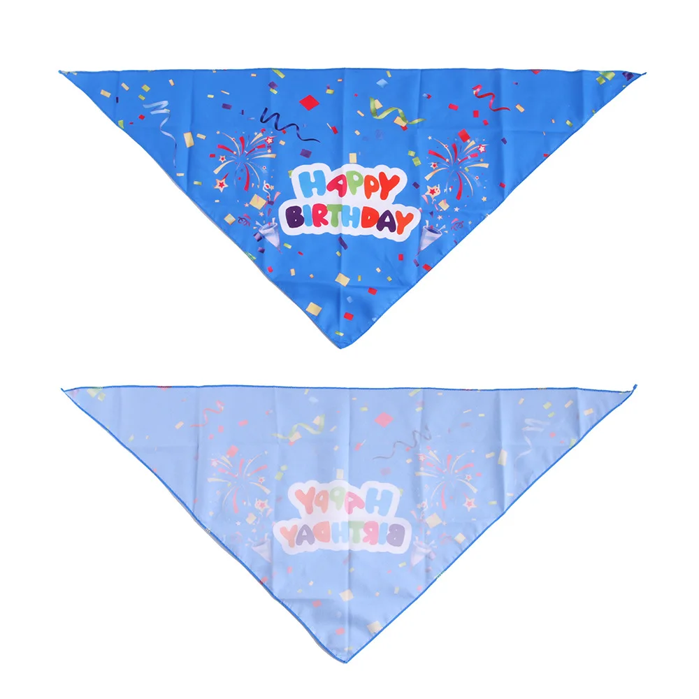 Bandanas triangulares para perro, pañuelo de vendaje, producto para mascotas, cachorro, gatito, osito, Chihuahua, accesorios para perros, regalo, feliz cumpleaños - imagen 4