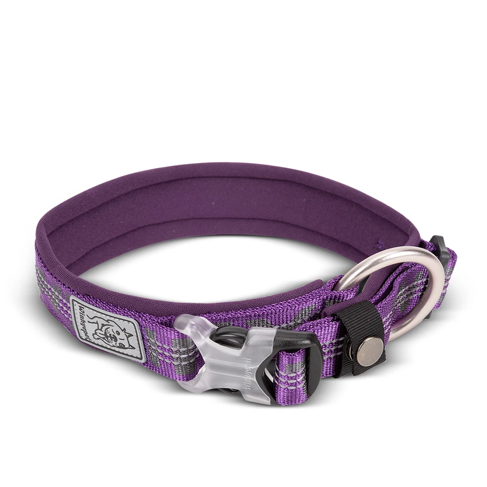 TRUELOVE Collar para mascotas, el mejor Collar para perros reflectante acolchado de neopreno 3M para perros grandes, medianos y pequeños, función de etiqueta de seguimiento de perros adicional YC1854 - imagen 3